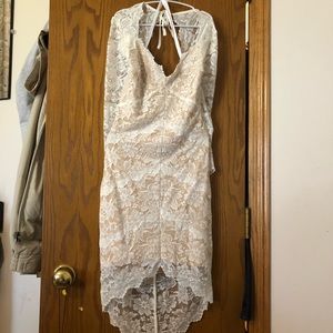 NEW BEBE lace dress XS